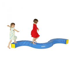 POUTRE MOUSSE GYMNASTIQUE ZIG ZAG POUR ENFANT 120X20X20CM - DIMASPORT