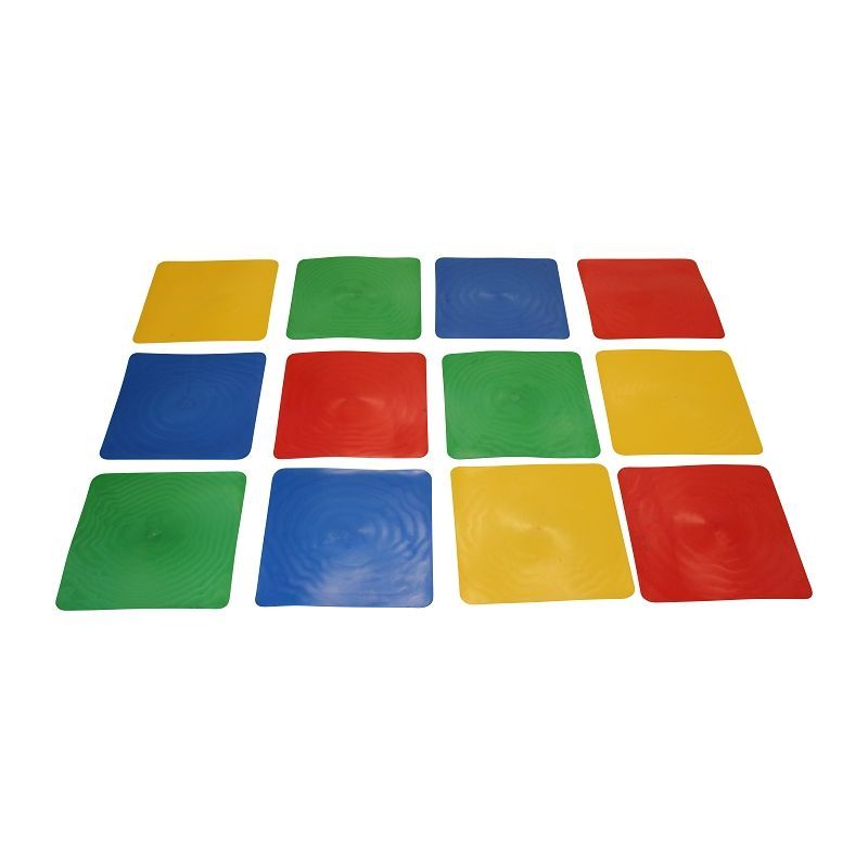 Carre de marquage au sol pvc 30 x 30 cmlot de 12 avec sac Carre de marquage au sol pvc 30 x 30 cmlot de 12 avec sac