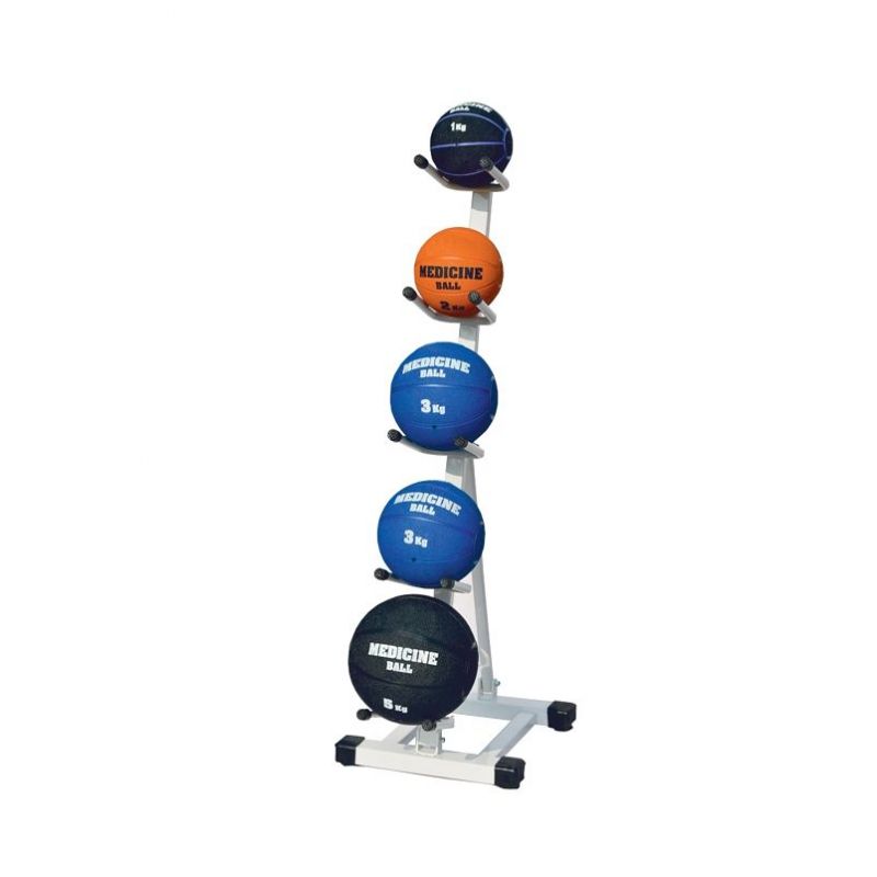 ÉTAGÈRE DE RANGEMENT VERTICALE POUR 5 MEDICINE BALLS | DIMASPORT ÉTAGÈRE DE RANGEMENT VERTICALE POUR 5 MEDICINE BALLS | DIMASPORT