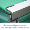 Shed on fixed wheels for basic pole-vault landing system 4.70 x 5.60 m