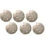Balle plastique blanche pour unihockey lot de 6