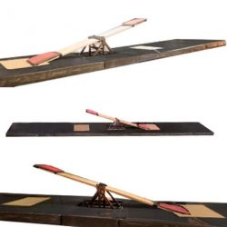 ENSEMBLE DE MATELAS NOIR POUR BASCULE / PLANCHE CORÉENNE | DIMASPORT