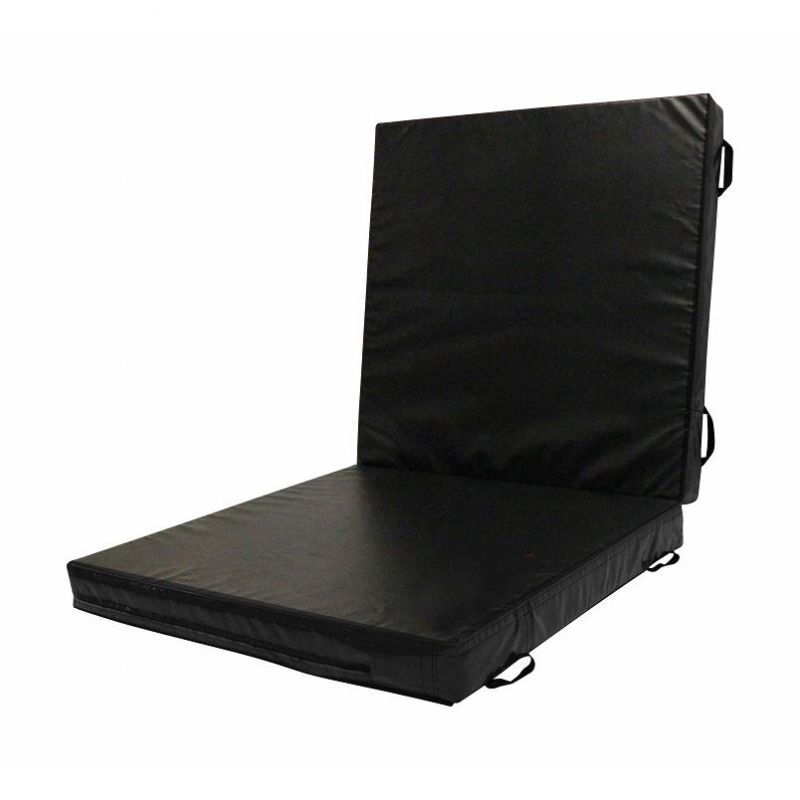 MATELAS NOIR CIRQUE/SPECTACLE REPLIABLE EN 2 PARTIES | DIMASPORT MATELAS NOIR CIRQUE/SPECTACLE REPLIABLE EN 2 PARTIES | DIMASPORT