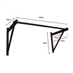 BARRE DE TRACTION MURALE DÉPORT 40 OU 60CM - DIMASPORT