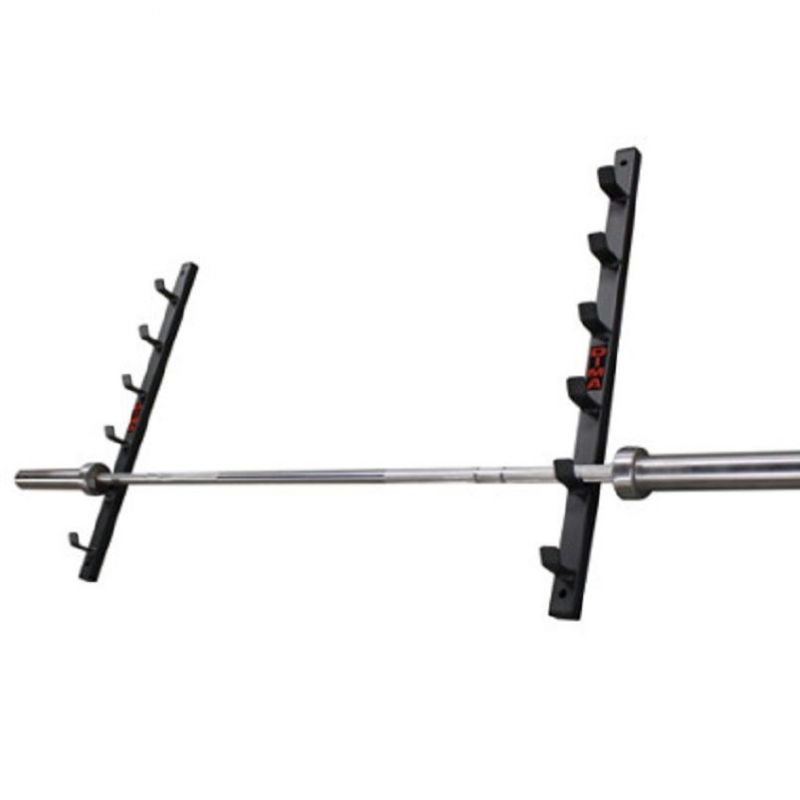 PORTE-BARRE MURAL POUR RANGEMENT DE 6 BARRES OLYMPIQUES - DIMASPORT PORTE-BARRE MURAL POUR RANGEMENT DE 6 BARRES OLYMPIQUES - DIMASPORT