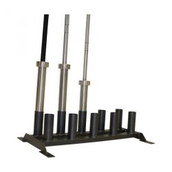 RANGE-BARRES MUSCULATION VERTICAL - 10 BARRES OLYMPIQUES - DIMASPORT