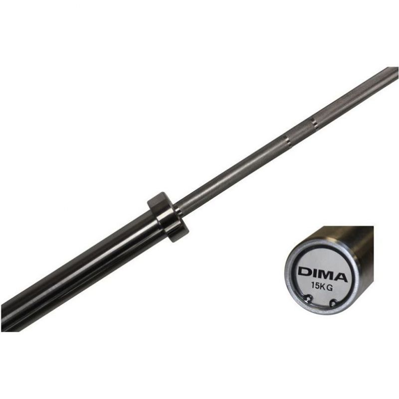 OLYMPIC BARBELL 15KG - CAPACITY 500KG - DIMASPORT OLYMPIC BARBELL 15KG - CAPACITY 500KG - DIMASPORT