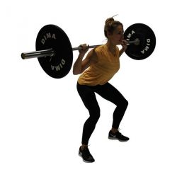 OLYMPIC BARBELL 15KG - CAPACITY 500KG - DIMASPORT