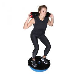 BOSU, BALLON D'ÉQUILIBRE AVEC POMPE ET POIGNÉES - 58 CM - DIMASPORT