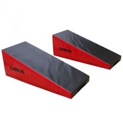 MODULE RECTANGLE EN MOUSSE EN DEUX PARTIES ROUGE ET NOIR - DIMASPORT