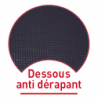 MODULE RECTANGLE EN MOUSSE EN DEUX PARTIES ROUGE ET NOIR - DIMASPORT