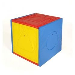 CUBE DE JEUX EN MOUSSE DÉMONTABLE POUR ENFANT - 1x1x1M - DIMAKID