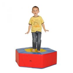 MODULE TRAMPOLINE EN MOUSSE POUR JEUNES ENFANTS 90X90X30CM| DIMAKID