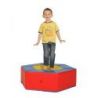 MODULE TRAMPOLINE EN MOUSSE POUR JEUNES ENFANTS 90X90X30CM| DIMAKID