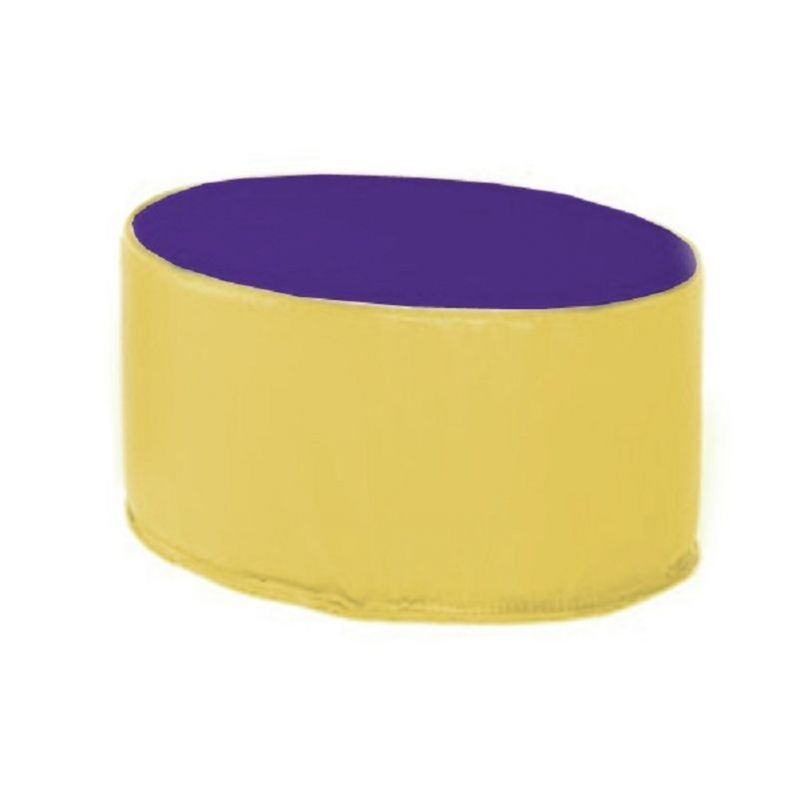 MINI POUF OVAL EN MOUSSE POUR ENFANT 26X34CM MINI POUF OVAL EN MOUSSE POUR ENFANT 26X34CM