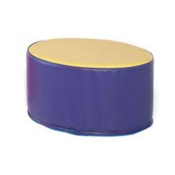 MINI POUF OVAL EN MOUSSE POUR ENFANT 26X34CM