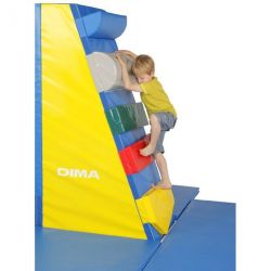 TOUR D'ESCALADE EN MOUSSE POUR ENFANT 4/6 ANS - HAUTEUR 1M80 -DIMAKID