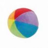 Balles velours arc en ciel - lot de 6