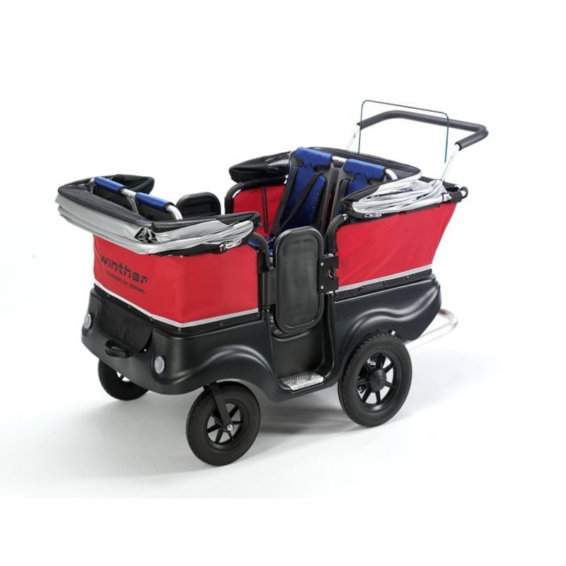 Poussette kiddy bus de luxe 4 places Poussette kiddy bus de luxe 4 places