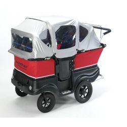 Poussette kiddy bus de luxe 4 places
