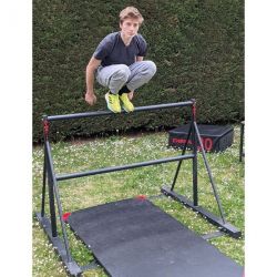 DOUBLE BARRES FENÊTRE PARKOUR AVEC TIRANTS - 1M25 | DIMASPORT