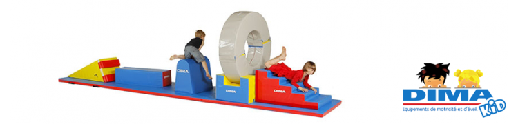 SOFT PLAY OBSTACLE COURSE | KID'S MOTRICITY EQUIPMENT | DIMAKID