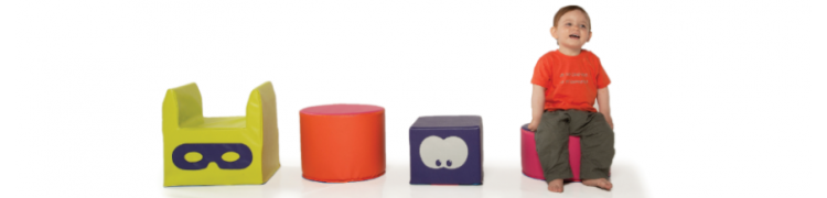 ASSISE, POUFS ET BANCS POUR JEUNES ENFANTS | DIMAKID